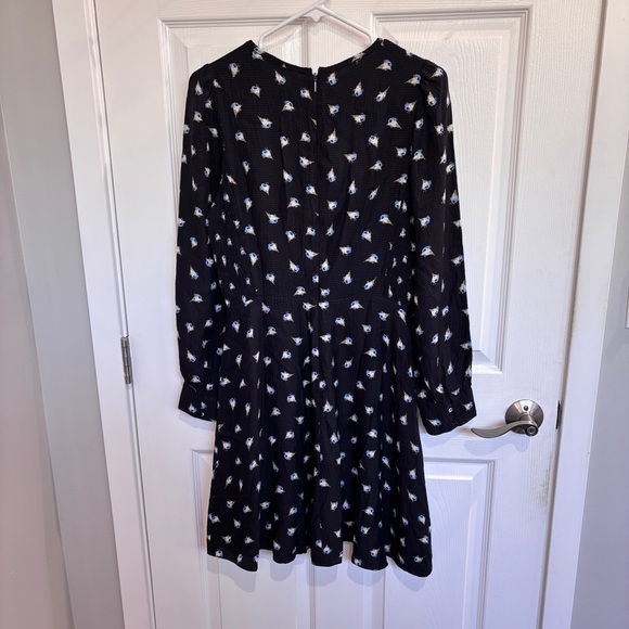 Rebecca Taylor Long Sleeve Silk Brigette Dress - Picture 8 of 10